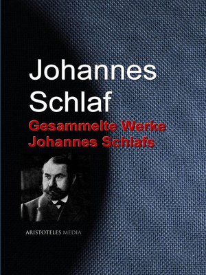 cover image of Gesammelte Werke Johannes Schlafs